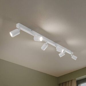 Spot pour plafond Top, blanc, 127 cm, à 6 lampes, métal, GU10 NEX TK Lighting, dimmable, blanc, Salon / Salle à manger, Métal, Moderne, Projecteur halogène - Publicité Spot pour plafond Top, blanc, 127 cm, à 6 lampes, métal, GU10 NEX TK Lighting, dimmable, blanc, Salon / Salle à manger, Métal, Moderne, Projecteur halogène - Publicité