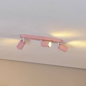 Spot pour plafond Livia, rose, 52 cm, à 3 lampes, métal, GU10 Livia TK Lighting, dimmable, violet / rose, Chambre d'enfant, Métal, Projecteur halogène - Publicité Spot pour plafond Livia, rose, 52 cm, à 3 lampes, métal, GU10 Livia TK Lighting, dimmable, violet / rose, Chambre d'enfant, Métal, Projecteur halogène - Publicité