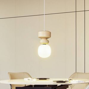 Suspension Fidelo de Lucande - Céramique Blanche - 18cm - Publicité Suspension Fidelo de Lucande - Céramique Blanche - 18cm - Publicité