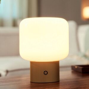 Lampe de table LED 'Katrin Palme' en Beige Verre - Lampe de table - Publicité Lampe de table LED 'Katrin Palme' en Beige Verre - Lampe de table - Publicité