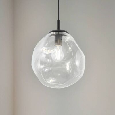 Luminaire suspension en verre Sol TK Lighting, dimmable, transparent, Salon / Salle à manger, Verre, Moderne, Suspension en verre - Publicité Luminaire suspension en verre Sol TK Lighting, dimmable, transparent, Salon / Salle à manger, Verre, Moderne, Suspension en verre - Publicité
