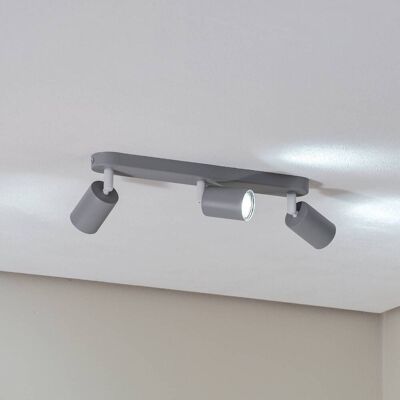 TK Lighting Livia Plafonnier Gris - Plafonnier - Publicité TK Lighting Livia Plafonnier Gris - Plafonnier - Publicité