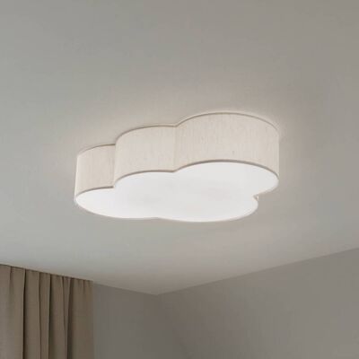 TK Lighting Nuage pour enfants en lin - Lampe de plafond - Publicité TK Lighting Nuage pour enfants en lin - Lampe de plafond - Publicité
