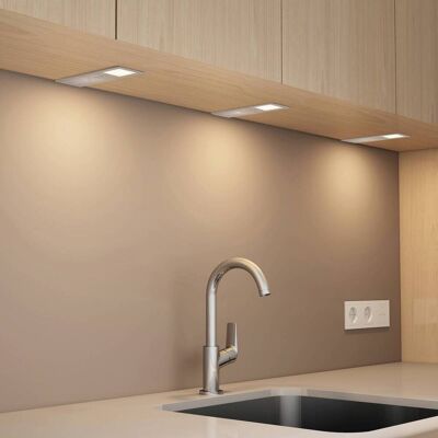 Lampes sous meubles LED Arcchio Nortra, lot de 3, gris, couleur aluminium Nortra Arcchio, dimmable, gris, Salon / Salle à manger, Aluminium, Moderne, Lampes sous meuble - Publicité Lampes sous meubles LED Arcchio Nortra, lot de 3, gris, couleur aluminium Nortra Arcchio, dimmable, gris, Salon / Salle à manger, Aluminium, Moderne, Lampes sous meuble - Publicité