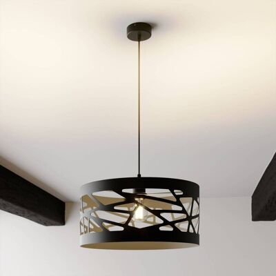 Suspension Sigma Moduł Frez L - E27, Noir, 100cm - Publicité Suspension Sigma Moduł Frez L - E27, Noir, 100cm - Publicité