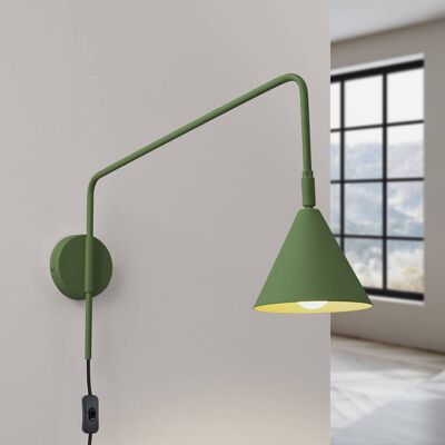 Applique murale LYS SOLLUX LIGHTING, vert, Salon / Salle à manger, Métal, Scandinave, Applique Murale - Publicité Applique murale LYS SOLLUX LIGHTING, vert, Salon / Salle à manger, Métal, Scandinave, Applique Murale - Publicité