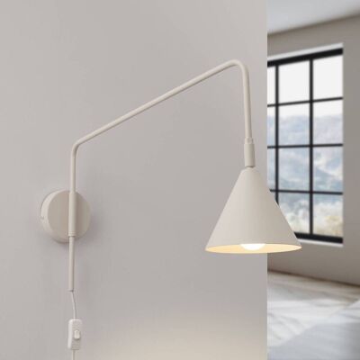 Applique murale LYS SOLLUX LIGHTING, beige, Salon / Salle à manger, Métal, Scandinave, Applique Murale - Publicité Applique murale LYS SOLLUX LIGHTING, beige, Salon / Salle à manger, Métal, Scandinave, Applique Murale - Publicité