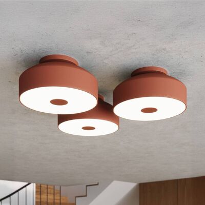 Plafonnier CLARO SOLLUX LIGHTING, dimmable, marron, Salon / Salle à manger, Métal, Plafonnier - Publicité Plafonnier CLARO SOLLUX LIGHTING, dimmable, marron, Salon / Salle à manger, Métal, Plafonnier - Publicité