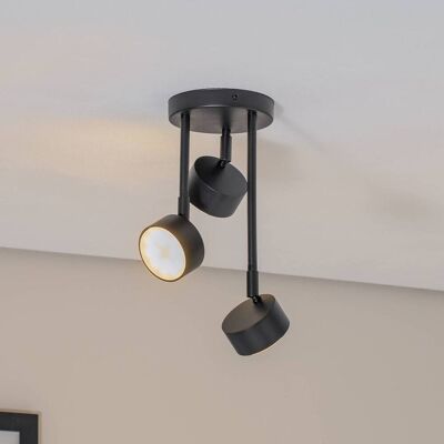Spot pour plafond Nemo, 34 cm, à 3 lampes, noir, orientable, GX53 Nemo SIGMA, dimmable, noir, Salon / Salle à manger, Métal, Spot - Publicité Spot pour plafond Nemo, 34 cm, à 3 lampes, noir, orientable, GX53 Nemo SIGMA, dimmable, noir, Salon / Salle à manger, Métal, Spot - Publicité