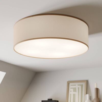 Lampe Plafond TK Lighting Rondo 45cm Beige - Lampe de plafond - Publicité Lampe Plafond TK Lighting Rondo 45cm Beige - Lampe de plafond - Publicité