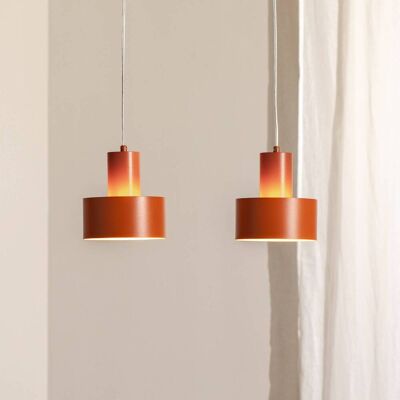 Suspension luminaire Rif 2 SIGMA, dimmable, rouge, Salon / Salle à manger, Métal, Moderne, Suspension - Publicité Suspension luminaire Rif 2 SIGMA, dimmable, rouge, Salon / Salle à manger, Métal, Moderne, Suspension - Publicité