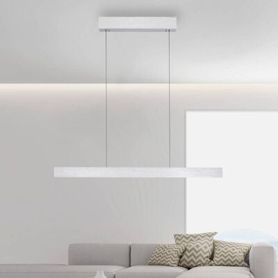 PURE Suspension LED E-Motion, dimmable, gris, Salon / Salle à manger, Aluminium, Moderne - Publicité PURE Suspension LED E-Motion, dimmable, gris, Salon / Salle à manger, Aluminium, Moderne - Publicité