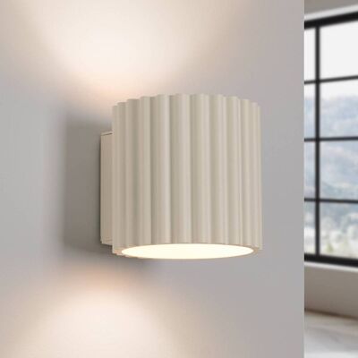 Applique murale RIBLA SOLLUX LIGHTING, dimmable, beige, Salon / Salle à manger, Aluminium, Applique Murale - Publicité Applique murale RIBLA SOLLUX LIGHTING, dimmable, beige, Salon / Salle à manger, Aluminium, Applique Murale - Publicité