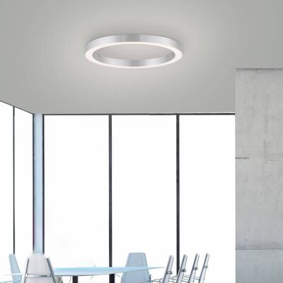 Paul Neuhaus Plafond LED Argenté - 50cm Dimmable & CCT - Publicité Paul Neuhaus Plafond LED Argenté - 50cm Dimmable & CCT - Publicité