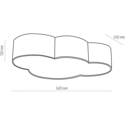 Lampe Plafond Cloud Rose 4xE27 - Publicité Lampe Plafond Cloud Rose 4xE27 - Publicité