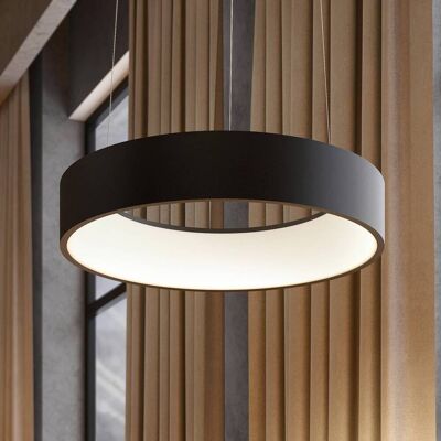 Suspension LED Aleksi Arcchio, dimmable, noir, Cuisine, Métal, Moderne - Publicité Suspension LED Aleksi Arcchio, dimmable, noir, Cuisine, Métal, Moderne - Publicité