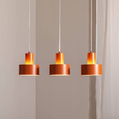 Suspension luminaire Rif 3 SIGMA, dimmable, rouge, Salon / Salle à manger, Métal, Moderne, Suspension - Publicité Suspension luminaire Rif 3 SIGMA, dimmable, rouge, Salon / Salle à manger, Métal, Moderne, Suspension - Publicité