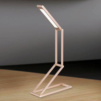 Lampe de table Orion - LED or rose 3000K 3W - Publicité Lampe de table Orion - LED or rose 3000K 3W - Publicité