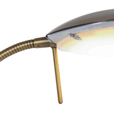 Sienna Lighting Sienna Eloic Lampe de bureau en bronze brossé - Lampe de bureau - Publicité Sienna Lighting Sienna Eloic Lampe de bureau en bronze brossé - Lampe de bureau - Publicité