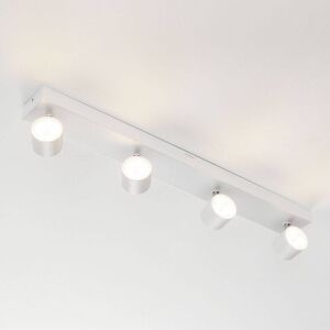Philips Plafonnier LED avec 4 spots Star blanc, warmglow STAR, dimmable, blanc, Salon / Salle à manger, Métal, Moderne, Plafonnier
