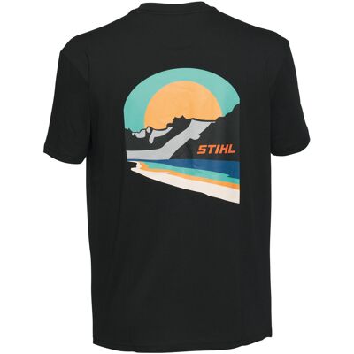 Stihl T-shirt SUNSET noir Homme XXL - Publicité Stihl T-shirt SUNSET noir Homme XXL - Publicité