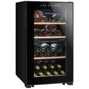 Cave à vin La Sommelière LS51.2ZBLACK - 118 litres Classe G Noir - 50 bouteilles - Publicité Cave à vin La Sommelière LS51.2ZBLACK - 118 litres Classe G Noir - 50 bouteilles - Publicité