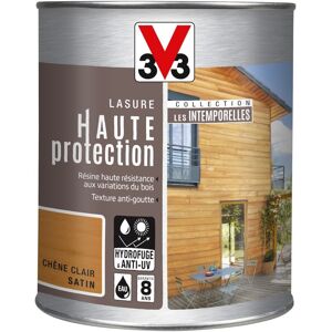 Lasure Bois V33 Haute Protection Intemporelle Chêne Clair Satin 1L - Publicité Lasure Bois V33 Haute Protection Intemporelle Chêne Clair Satin 1L - Publicité