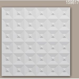 3d panneau mural Profhome 159817 Lambris mural Panneau acoustique style Art déco blanc 0,25 m2 - Publicité 3d panneau mural Profhome 159817 Lambris mural Panneau acoustique style Art déco blanc 0,25 m2 - Publicité