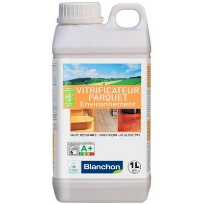 Vitrificateur parquet - incolore satiné - 1 litre - Environnement BLANCHON - Publicité Vitrificateur parquet - incolore satiné - 1 litre - Environnement BLANCHON - Publicité