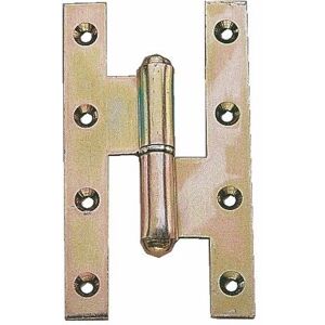 Paumelle renforcée - bouts carrés - acier zingué - 140x80 mm - droite FAURE - Publicité Paumelle renforcée - bouts carrés - acier zingué - 140x80 mm - droite FAURE - Publicité