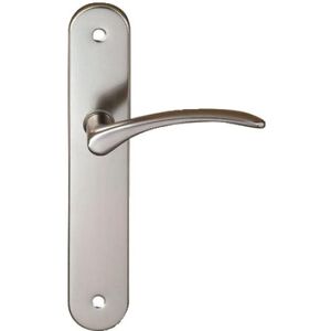 Poignées sur plaques condamnation - acier nickelé mat - Diane CADAP - Publicité Poignées sur plaques condamnation - acier nickelé mat - Diane CADAP - Publicité