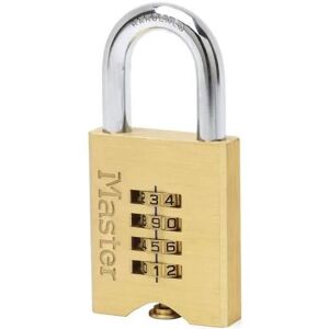 Master Lock Cadenas à combinaison 50mm Laiton - Publicité Master Lock Cadenas à combinaison 50mm Laiton - Publicité