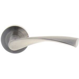 Poignée de porte nickelée mate CADAP - Ronde, Courbée, 120mm - Publicité Poignée de porte nickelée mate CADAP - Ronde, Courbée, 120mm - Publicité