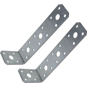 AERZETIX ChenQuanSarl-C58948 - Lot De 2 Équerres D'Assemblage À 90° 150X50X35X2.5 Mm - Raccord D'Angle - Équerre De Cadre À 20 Trous - Support De Coin Fixation Charpente Bois - En Acier Zingué Z275 - Publicité AERZETIX ChenQuanSarl-C58948 - Lot De 2 Équerres D'Assemblage À 90° 150X50X35X2.5 Mm - Raccord D'Angle - Équerre De Cadre À 20 Trous - Support De Coin Fixation Charpente Bois - En Acier Zingué Z275 - Publicité