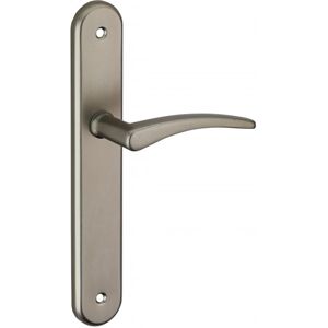 Thirard Poignée de porte intérieure VESTA entraxes 195 mm sans trou Finition : Nickelé satiné h : 240 mm - Publicité Thirard Poignée de porte intérieure VESTA entraxes 195 mm sans trou Finition : Nickelé satiné h : 240 mm - Publicité