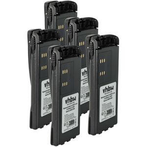 vhbw 5x Batterie remplacement pour Motorola HNN9010A, HNN9010AR, HNN9011BR pour radio talkie-walkie (1800mAh, 7,2V, Li-ion) - avec clip de ceinture - Publicité vhbw 5x Batterie remplacement pour Motorola HNN9010A, HNN9010AR, HNN9011BR pour radio talkie-walkie (1800mAh, 7,2V, Li-ion) - avec clip de ceinture - Publicité