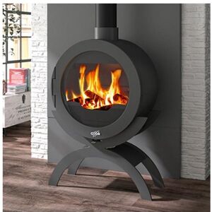 Godin - Poêle à Bois 10kW Anthracite - Chauffage - Publicité Godin - Poêle à Bois 10kW Anthracite - Chauffage - Publicité
