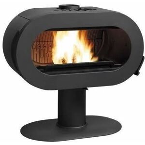 Poêle à bois - INVICTA - Fifty plus pied - 10 KW - En fonte - Bûches 60 cm - Publicité Poêle à bois - INVICTA - Fifty plus pied - 10 KW - En fonte - Bûches 60 cm - Publicité