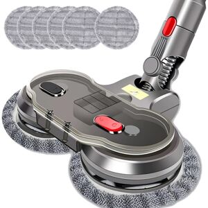 Brosse pour Aspirateur Dyson V7 V8 V10 V11 V15, Tete de Vadrouille Electrique, Aspirer et nettoyer 2 en 1 avec 6 Vadrouille - Publicité Brosse pour Aspirateur Dyson V7 V8 V10 V11 V15, Tete de Vadrouille Electrique, Aspirer et nettoyer 2 en 1 avec 6 Vadrouille - Publicité
