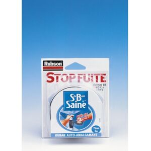 Ruban auto-amalgamant RUBSON SDB Saine STOP FUITE 3mx25mm - Publicité Ruban auto-amalgamant RUBSON SDB Saine STOP FUITE 3mx25mm - Publicité