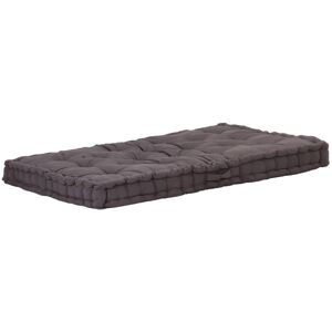 Coussin de plancher de palette Coton matelas de sol 120x80x10 cm Anthracite DEC021810 - Publicité Coussin de plancher de palette Coton matelas de sol 120x80x10 cm Anthracite DEC021810 - Publicité