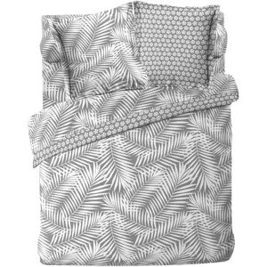 Housse De Couette 100% Coton Gris 220 X 240 Cm - Publicité Housse De Couette 100% Coton Gris 220 X 240 Cm - Publicité