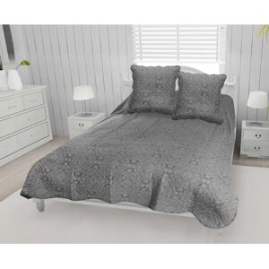 Soleil D'ocre Couvre Lit Boutis Coton 220x240 Cm Arabesque Avec 2 Taies D'oreiller - Publicité Soleil D'ocre Couvre Lit Boutis Coton 220x240 Cm Arabesque Avec 2 Taies D'oreiller - Publicité