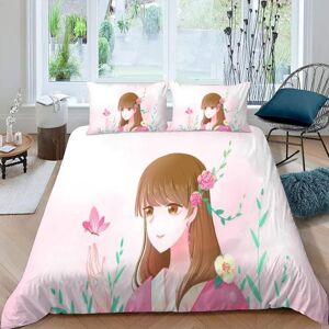 Kerota Housse De Couette Manga Filles X Imprim¿¿ D Fans Anime Parure De Lit Personnes Hypoallergique Microfibre Literie Pi¿¿Ces Avec Fermeture ¿¿Clair - Publicité Kerota Housse De Couette Manga Filles X Imprim¿¿ D Fans Anime Parure De Lit Personnes Hypoallergique Microfibre Literie Pi¿¿Ces Avec Fermeture ¿¿Clair - Publicité