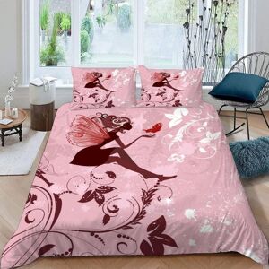 Kerota Housse De Couette Fille Papillon X Imprim¿¿ D Rose Fleuri Parure De Lit Personnes Hypoallergique Microfibre Literie Pi¿¿Ces Avec Fermeture ¿¿Cla - Publicité Kerota Housse De Couette Fille Papillon X Imprim¿¿ D Rose Fleuri Parure De Lit Personnes Hypoallergique Microfibre Literie Pi¿¿Ces Avec Fermeture ¿¿Cla - Publicité