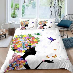 Kerota Housse De Couette Fille Papillon X Imprim¿¿ D Rose Fleuri Parure De Lit Personnes Hypoallergique Microfibre Literie Pi¿¿Ces Avec Fermeture ¿¿Cla - Publicité Kerota Housse De Couette Fille Papillon X Imprim¿¿ D Rose Fleuri Parure De Lit Personnes Hypoallergique Microfibre Literie Pi¿¿Ces Avec Fermeture ¿¿Cla - Publicité