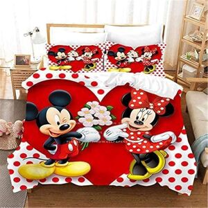 Kerota Parure De Lit Pour Enfant Anime Mouse - Parure De Lit Pour Enfant - Cartoon - Avec Taie D'oreiller - Impression D En Microfibre Multicolore (, X ) - Publicité Kerota Parure De Lit Pour Enfant Anime Mouse - Parure De Lit Pour Enfant - Cartoon - Avec Taie D'oreiller - Impression D En Microfibre Multicolore (, X ) - Publicité