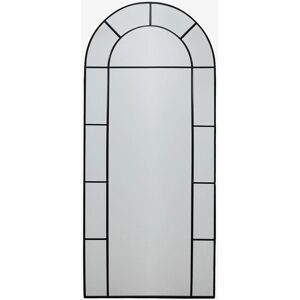 Miroir mural en métal effet fenêtre Diana 80x180cm noir - Publicité Miroir mural en métal effet fenêtre Diana 80x180cm noir - Publicité