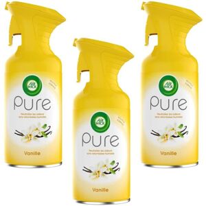 AIR WICK Lot de 3 Sprays aérosol désodorisant Pure Vanille Aérosol de 250 ml - Publicité AIR WICK Lot de 3 Sprays aérosol désodorisant Pure Vanille Aérosol de 250 ml - Publicité
