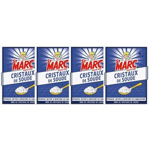 ST MARC Lot de 4 Cristaux de Soude Nettoyant Multi-Usage 100% d'Origine Naturelle 680 g - Publicité ST MARC Lot de 4 Cristaux de Soude Nettoyant Multi-Usage 100% d'Origine Naturelle 680 g - Publicité